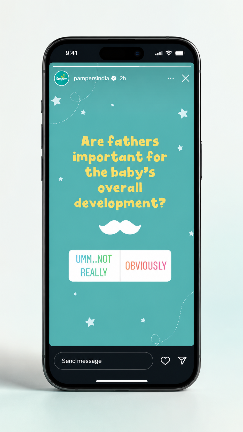 #DadsCanChange · 01 / open the conversation with a social poll