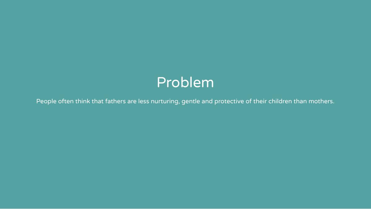 #DadsCanChange · strategy / the cultural stereotype