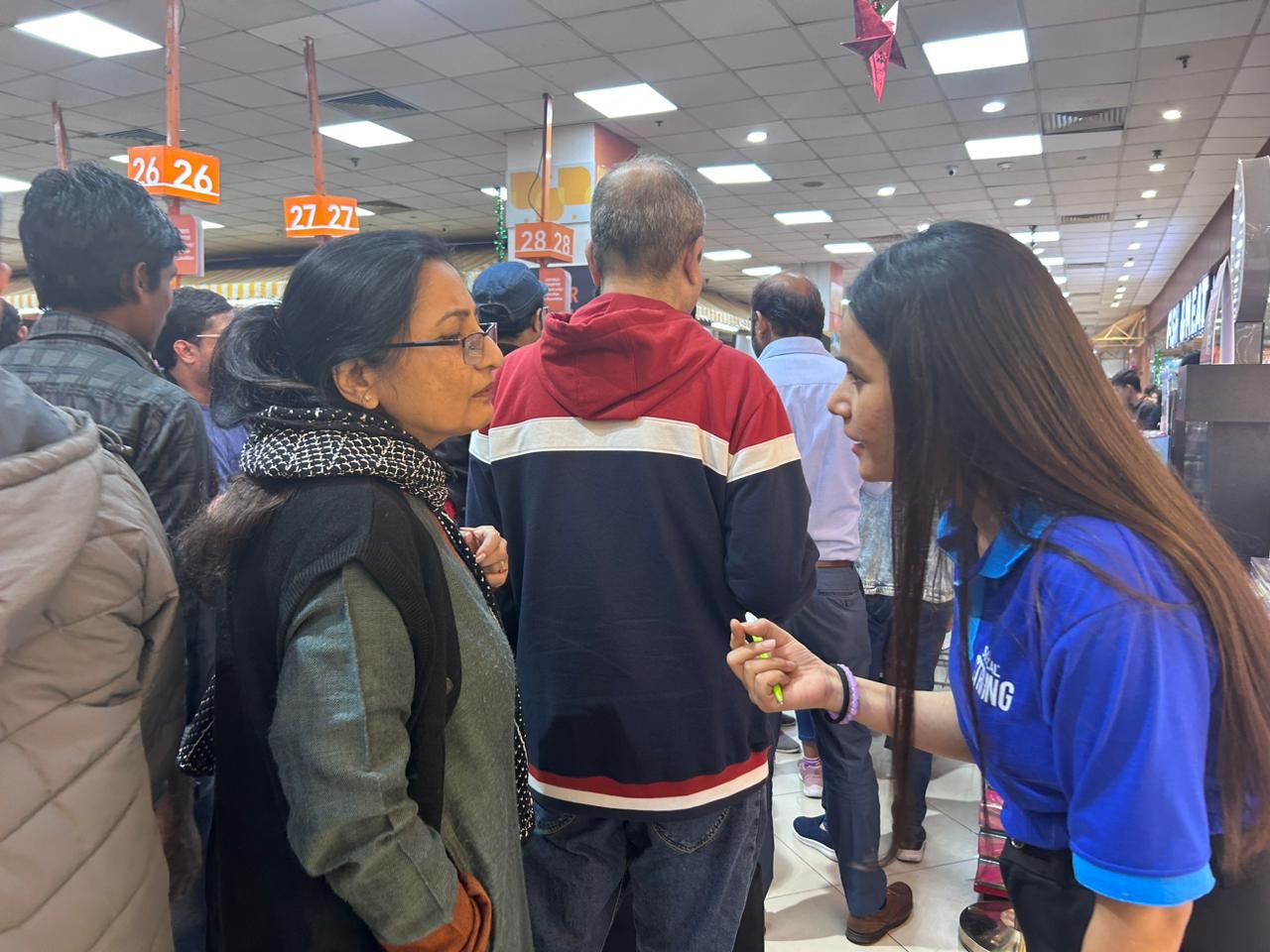 Strength You Could Move Through · on-ground extension / conversations at a mall activation