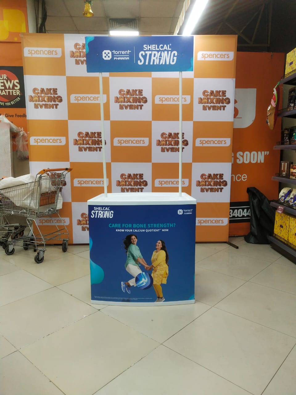 Strength You Could Move Through · retail activation / taking the campaign into high-footfall malls